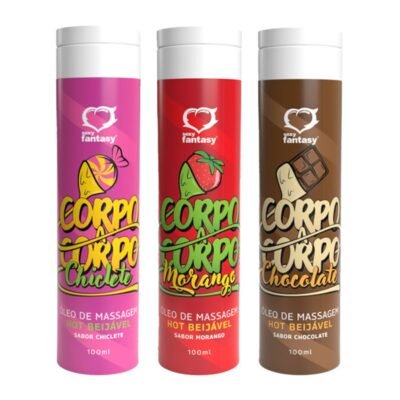 Huile de massage corps a corps chocolat-effet chaud comestible