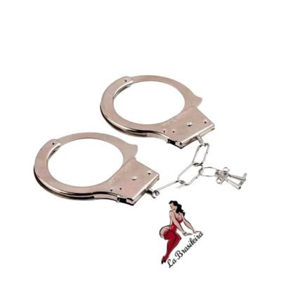 Bracelet menotte argenté